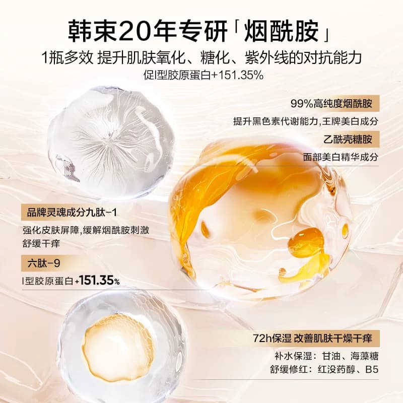 韩束亮白瓶美白身体乳保湿补水滋润持久留香烟酰胺润肤乳变白神器 - 缩略图4