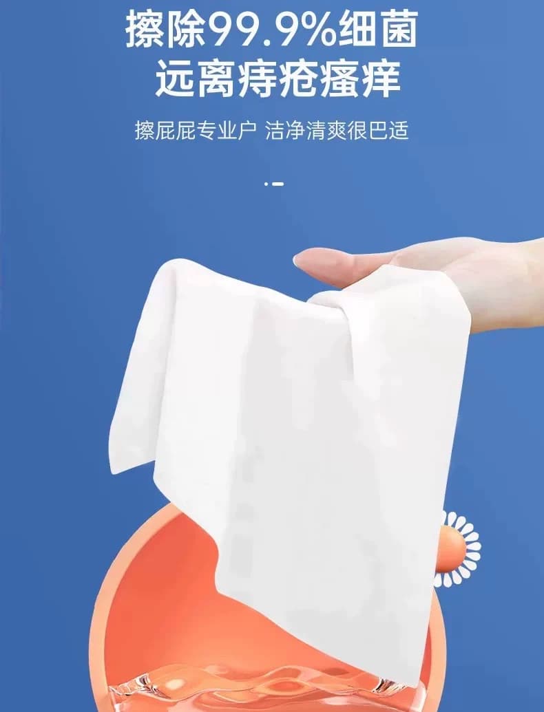 现货纯水湿厕纸家庭实惠装80抽大包加厚清洁男女湿厕纸家用可冲 - 缩略图3
