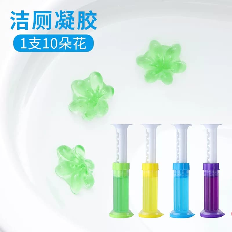 马桶小花朵日本洁厕凝胶厕所香气除臭神器卫生间去异味空气清新剂 - 缩略图2