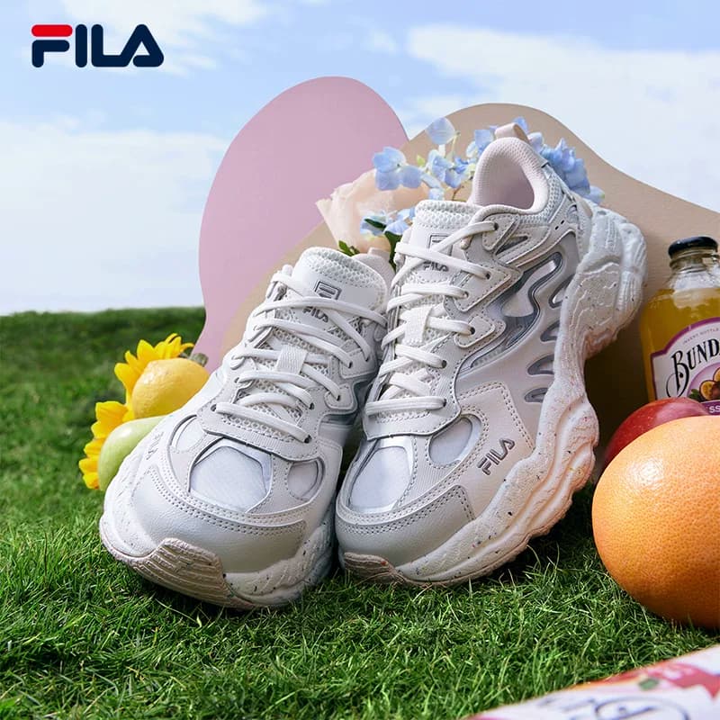 蕨草鞋|杨幂同款FILA斐乐透气女鞋夏老爹鞋运动鞋厚底鞋子休闲鞋 - 缩略图2