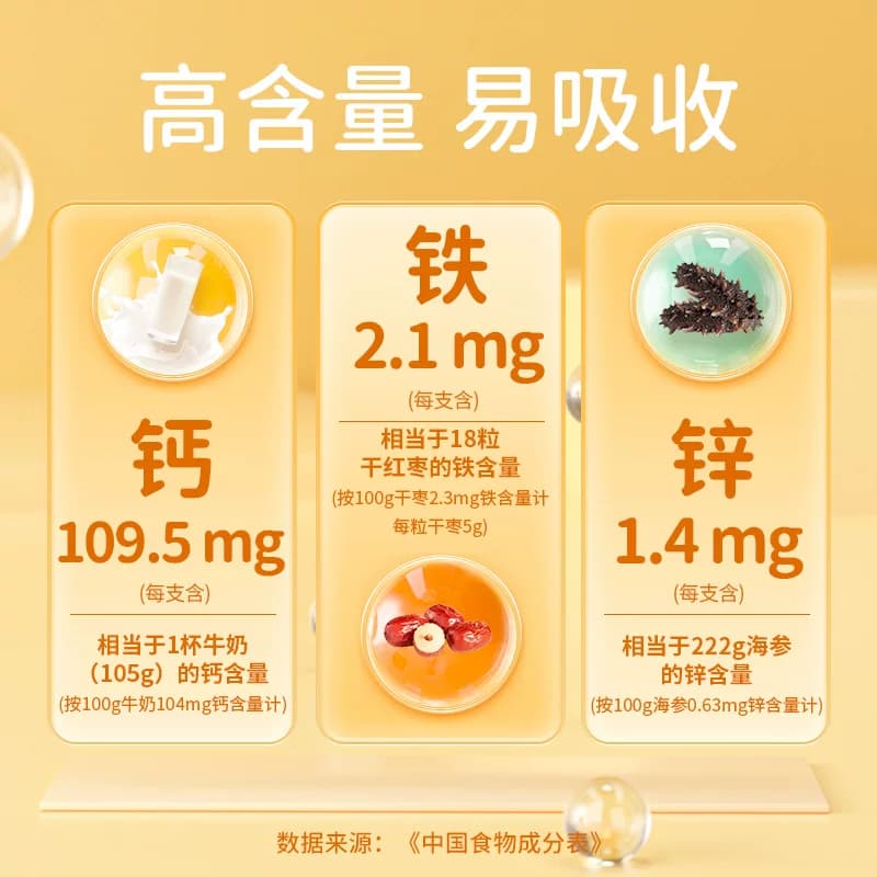 【专享】康恩贝儿童钙铁锌口服液葡萄糖酸钙锌口溶液青少年补锌 - 缩略图3