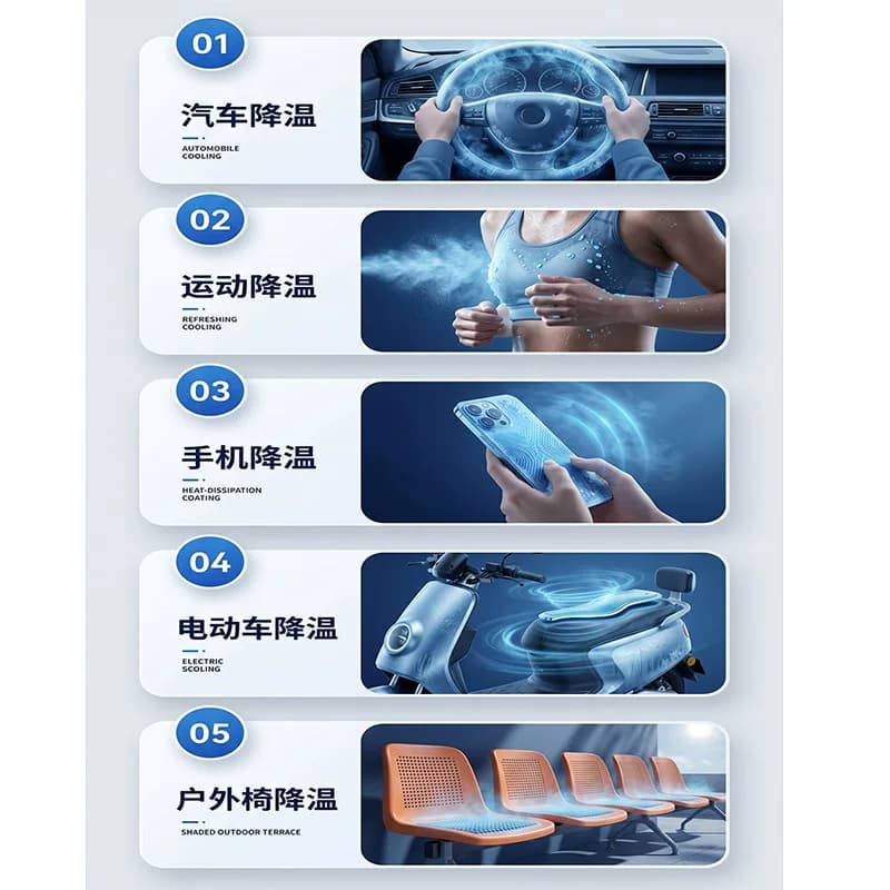 夏季高温天气降温喷雾车内座椅方向盘迅速降温持久舒适军训逛街 - 缩略图4