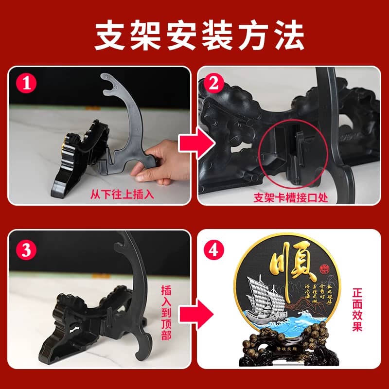 活性炭雕工艺品乔迁礼品碳雕酒柜电视柜客厅小摆件家居装饰品摆设 - 缩略图3