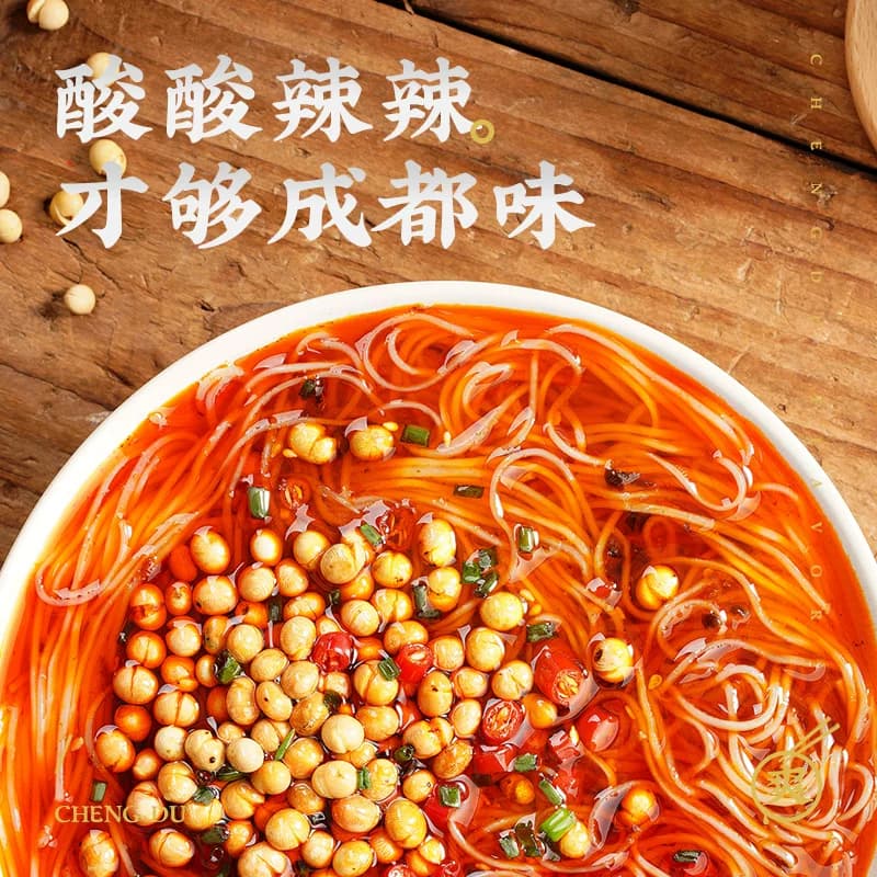 白家陈记小白君重庆酸辣粉速食425g*1提方便面小吃食品酸辣爽口 - 缩略图3