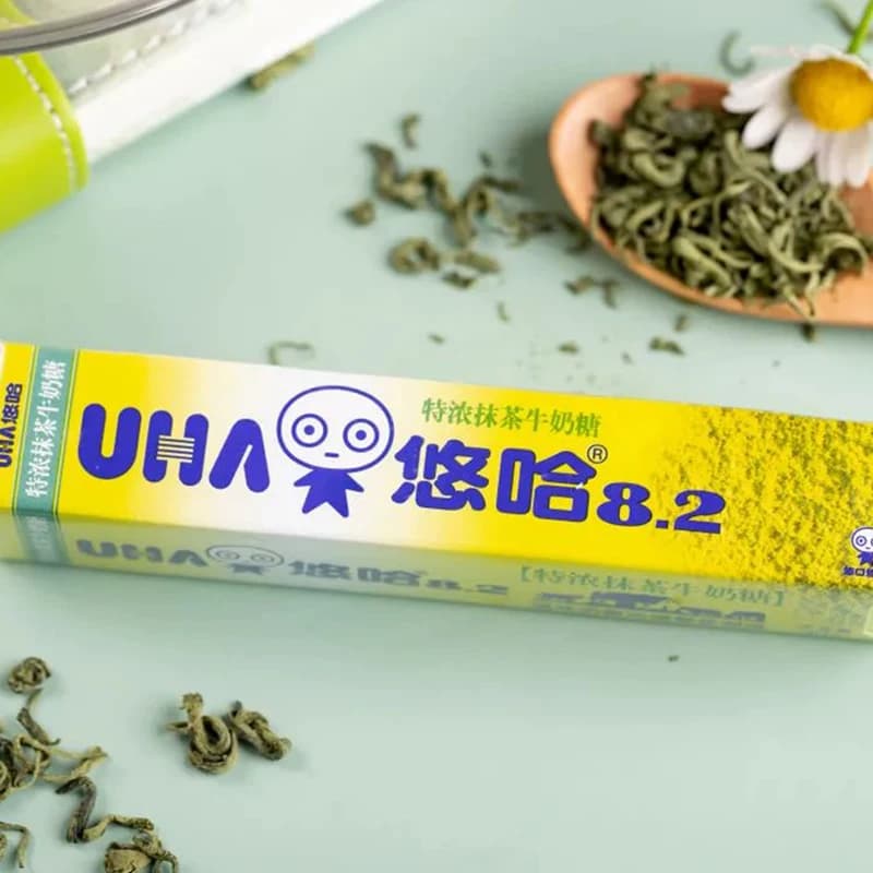 UHA悠哈特浓抹茶牛奶糖40g*1条儿童条装糖果零食独立包装凑单 - 缩略图2