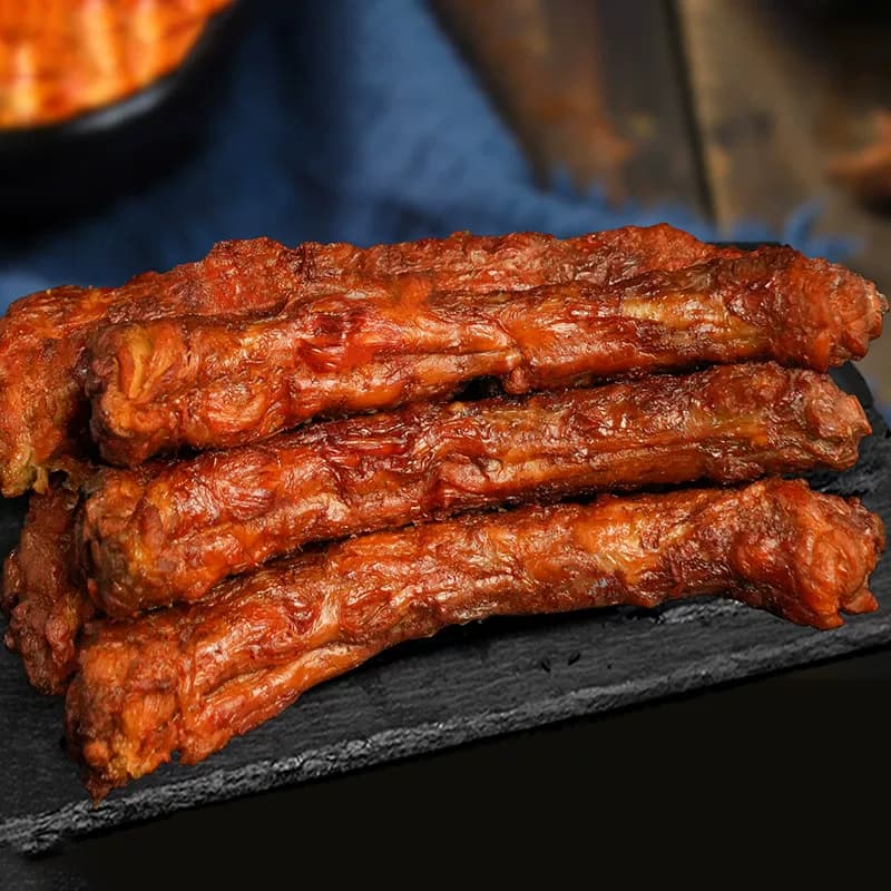 精武整根风干烤脖鸡脖30gx10根长脖肉干卤味零食小吃熟食非鸭脖 - 缩略图5