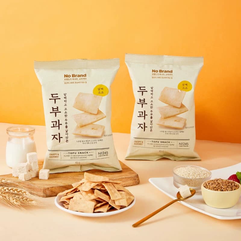 NoBrand诺倍得豆腐小食膨化零食韩国进口脆片网红零食宅家看剧 - 缩略图3