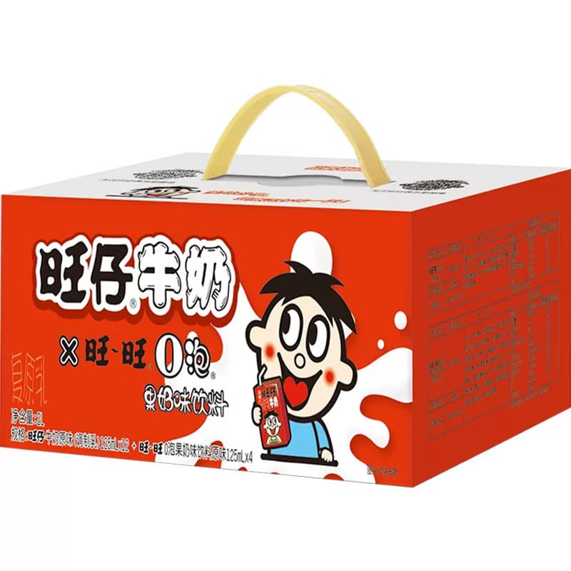 旺旺旺仔牛奶+O泡果奶组合1件装(儿童牛奶*12盒+O泡*4盒) - 缩略图2