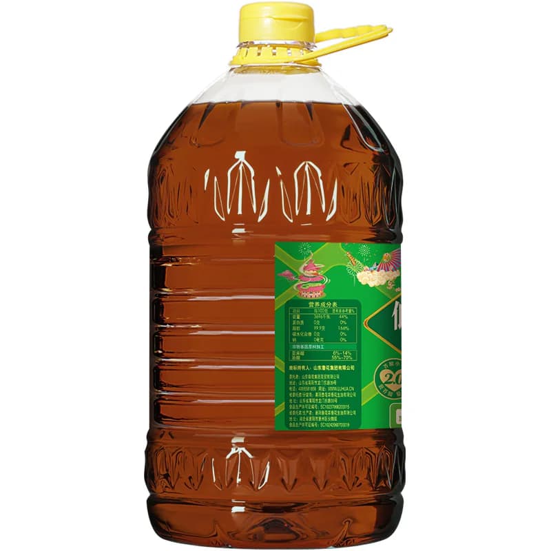鲁花香飘万家低芥酸浓香菜籽油6.08L - 缩略图3