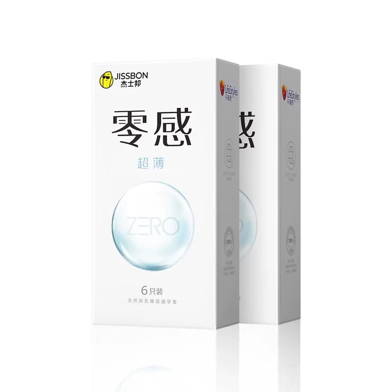 杰士邦零感沁薄避孕套超薄裸入安全套情趣男用6只*2盒组合装12只 - 缩略图2