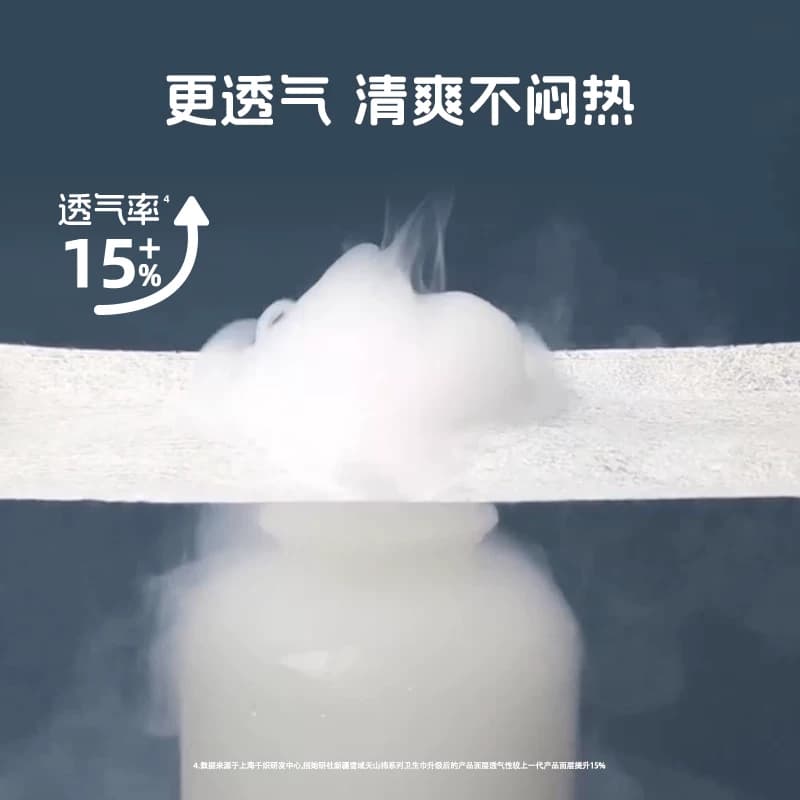 她研社卫生巾新疆雪域天山棉夜用量大日用透气不闷290mm*2包 - 缩略图3