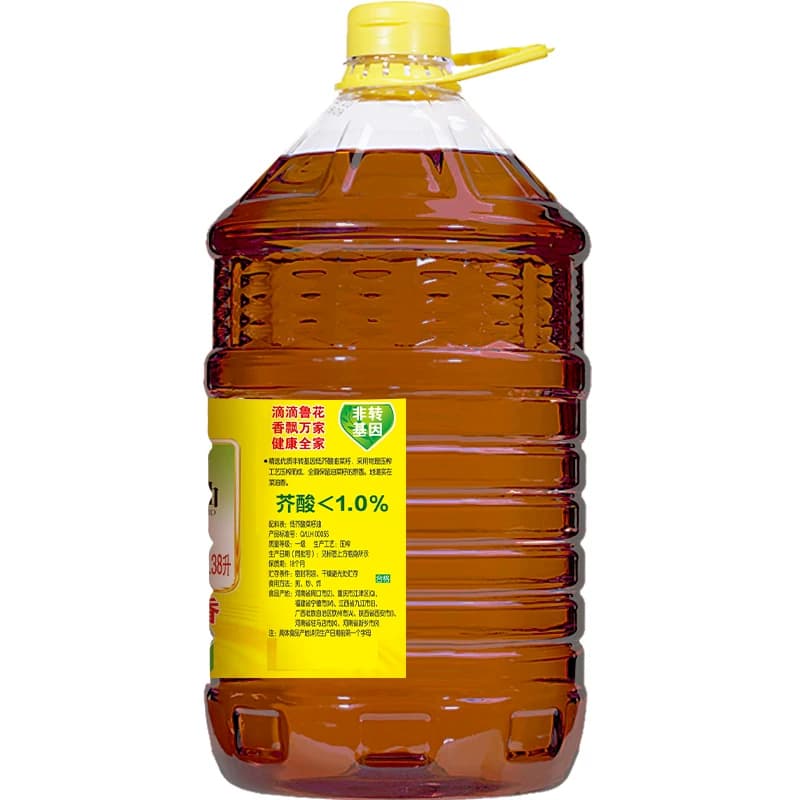 鲁花低芥酸特香菜籽油6.38L 物理压榨 食用油 - 缩略图3
