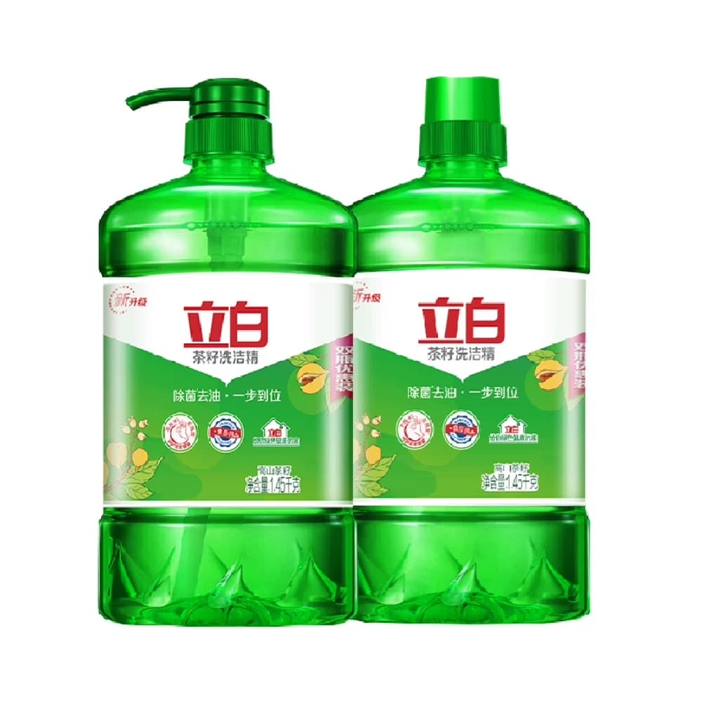 立白洗洁精茶籽除菌去油双瓶厨房清洁洗碗 - 缩略图2