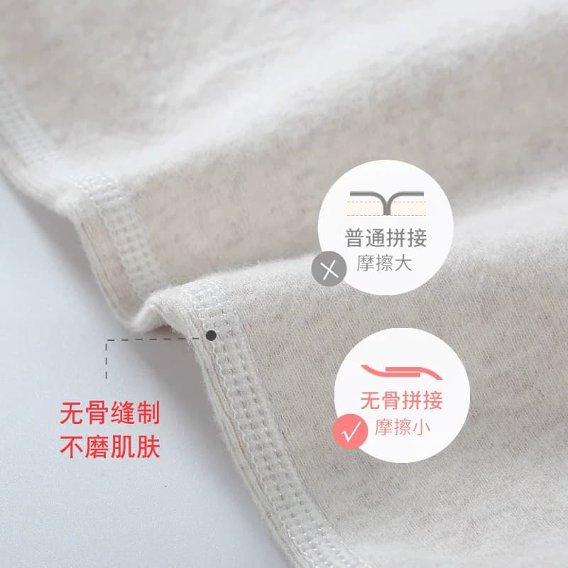 宝宝背心包屁衣保暖内衣秋冬打底婴儿三角哈衣加厚纯棉护肚围睡衣 - 缩略图4