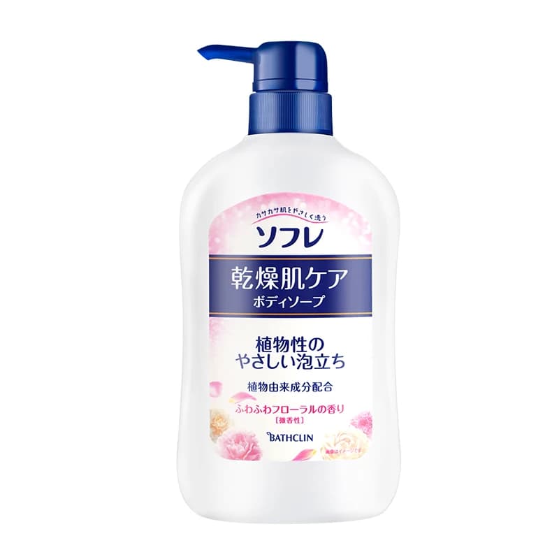 日本进口巴斯克林自然花沐浴露乳女男弹润泽亮留香易冲洗澡550ml - 缩略图5