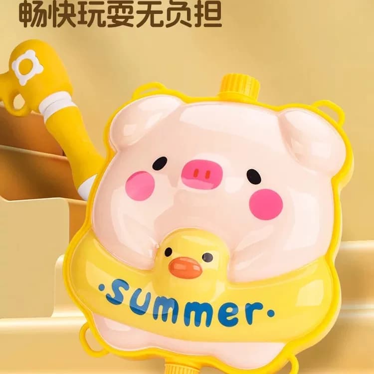 背包水枪儿童玩具抽拉式大容量喷水书包戏水滋呲水枪bx - 缩略图2