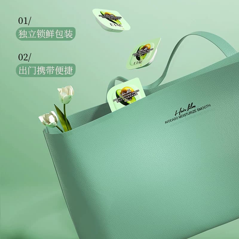 发膜补水顺滑改善干枯毛躁护色女修护烫染染烫受损柔顺保湿修复 - 缩略图4