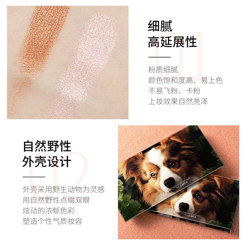 十二色眼影易上色眼妆柔雾自然立体便携学生女DD - 缩略图3