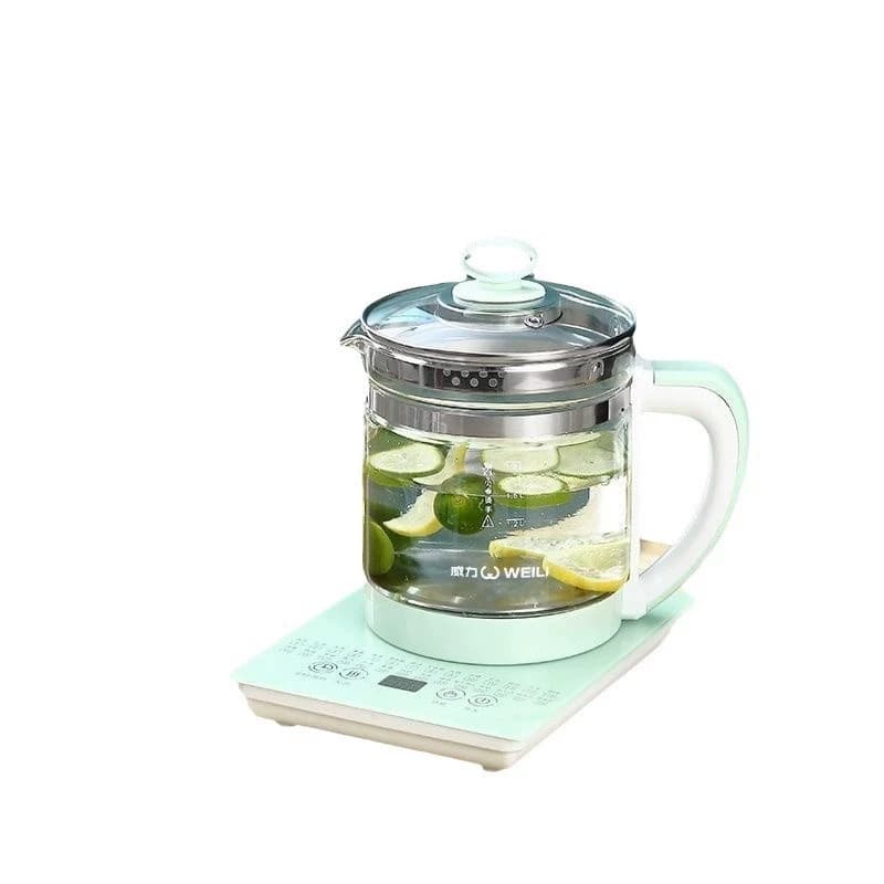 威力养生壶多功能1.8L泡茶煎药壶全自动玻璃耐高温加厚花茶煮茶器 - 缩略图5