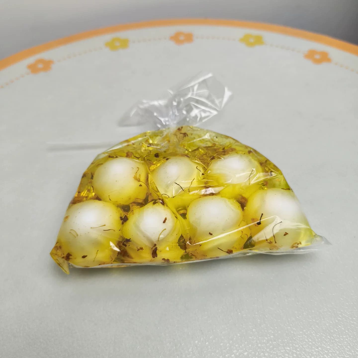 桂花圆子手作袋解压玩具高颜值可爱学生减压便宜手作脆皮球捏捏乐 - 缩略图4