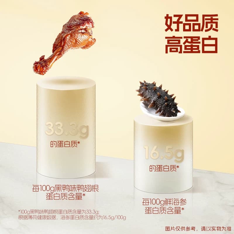 三只松鼠_高蛋白鸭翅根鸭翅尖鸭肉解馋零食休闲小吃即食中辣 - 缩略图4