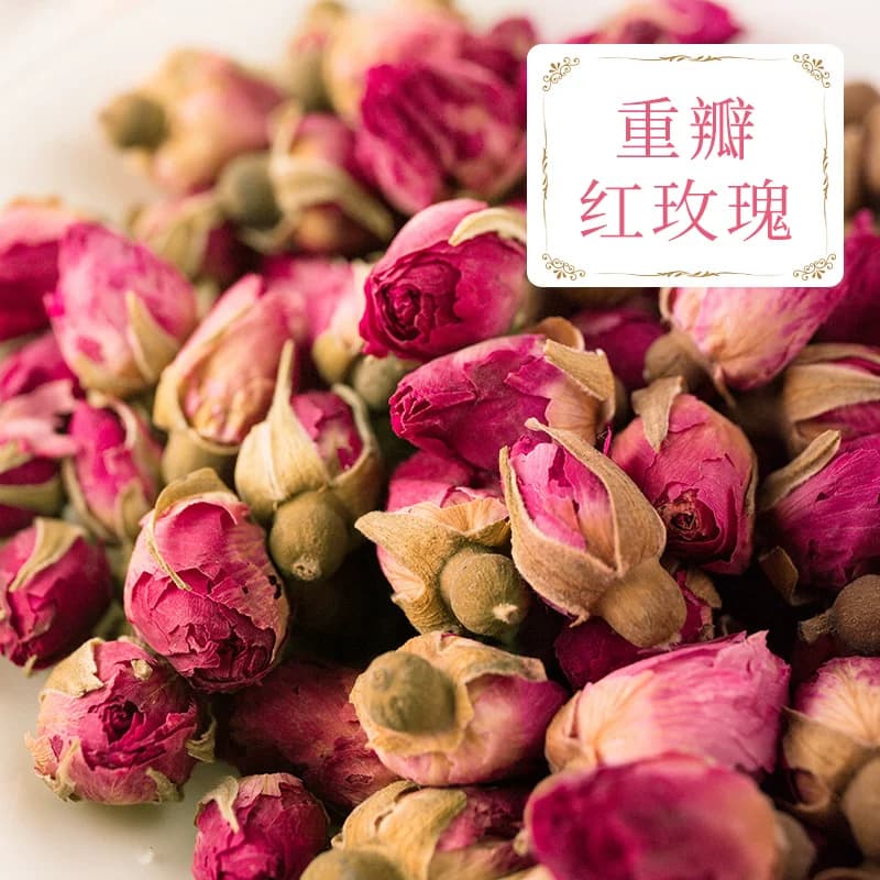 虎标玫瑰花茶75g 玫瑰花草茶玫瑰花茶花茶重瓣红玫瑰花草茶 - 缩略图3