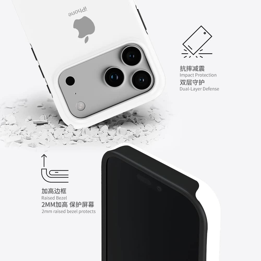 Acvoo油画油漆蓝色红色iPhone17适用于16苹果15不掉漆14可水洗13环保12双层全包air防摔手机壳 - 缩略图4
