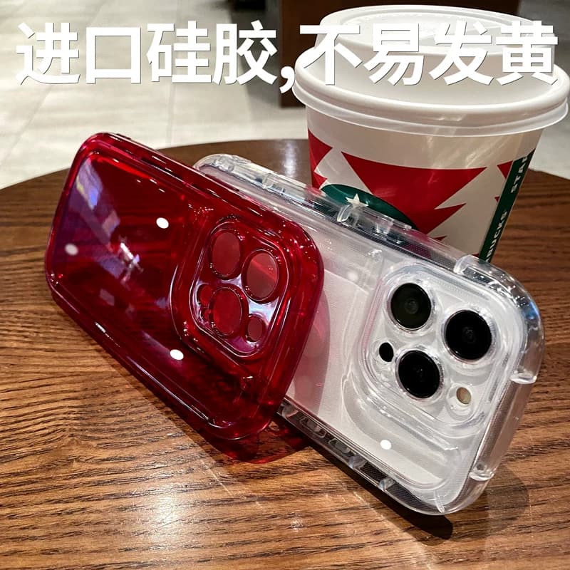 小众X200s椭圆X100适用vivoS17/S60手机壳S50/X90加厚X300s气囊S30肥皂S15气垫S10防摔X80简约X70透明高级s19 - 缩略图3