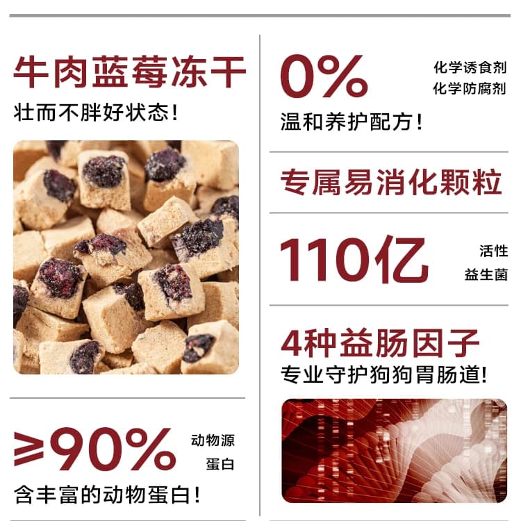 麦富迪乐活狗粮牛肉蓝莓双拼泰迪金毛成犬幼犬粮小型犬官方旗舰店 - 缩略图3