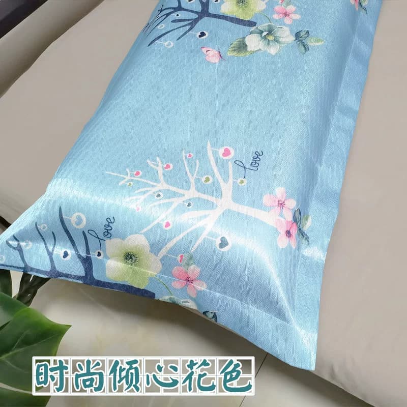 冰丝可水洗}1.2米双人枕套 1.5夏季长枕头套 双人枕芯套夏凉1.8m - 缩略图4
