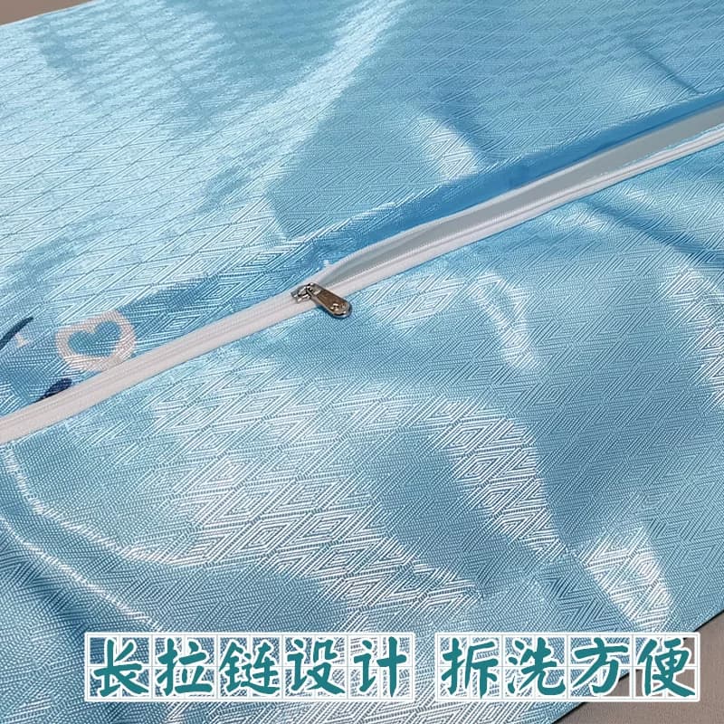 冰丝可水洗}1.2米双人枕套 1.5夏季长枕头套 双人枕芯套夏凉1.8m - 缩略图3