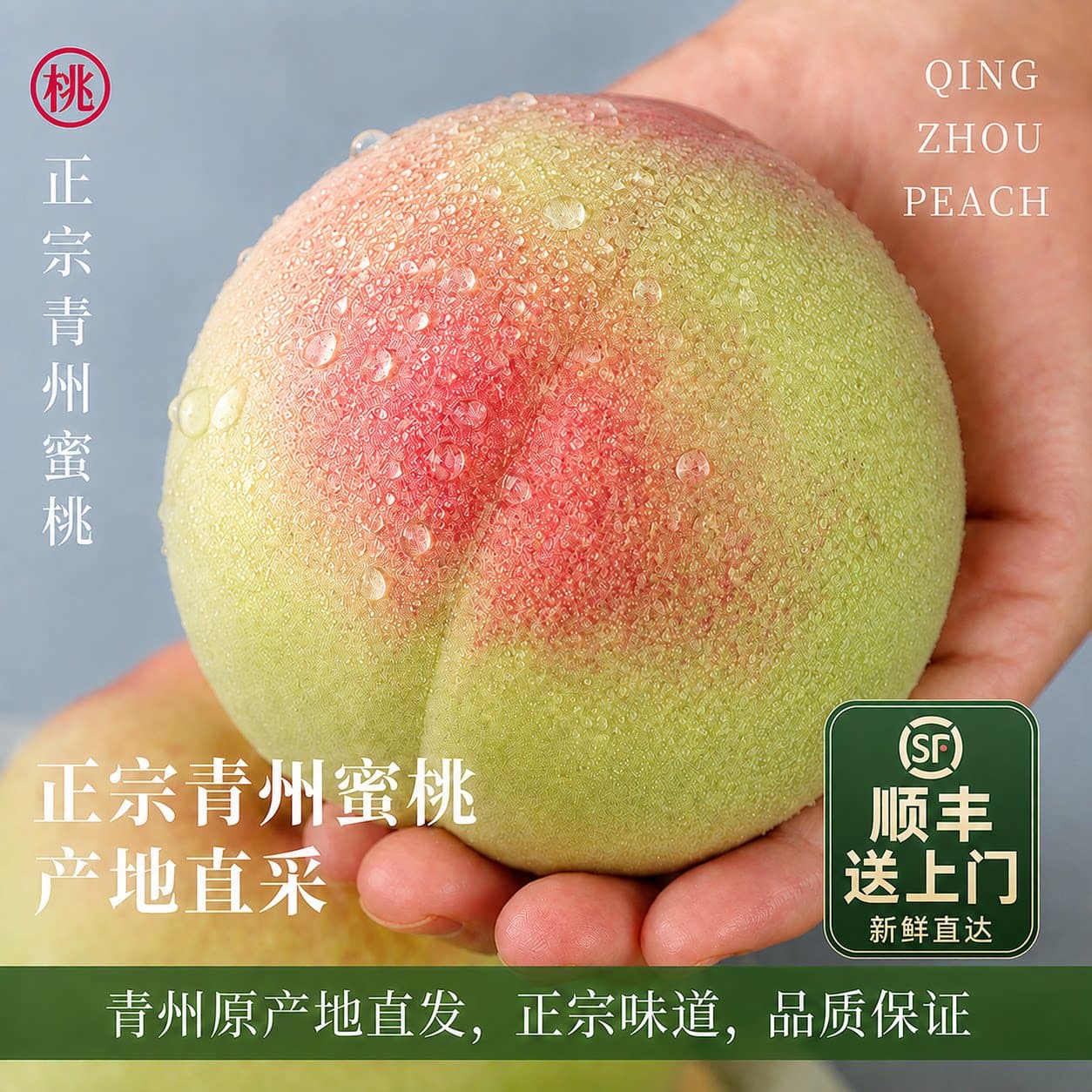 顺丰青州蜜桃5斤冬雪桃水蜜桃小毛脆桃当季水果山东新鲜桃子整箱 - 缩略图2