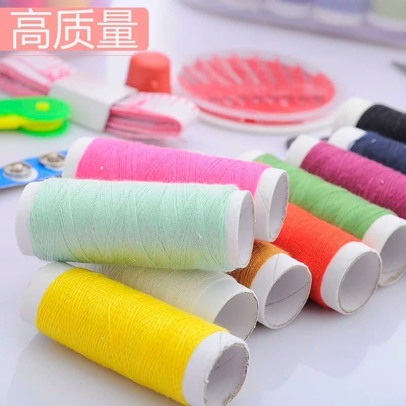 DIY针线盒套装 十字绣针 韩国缝纫线 手提便携式百宝箱缝纫工具箱 - 缩略图4