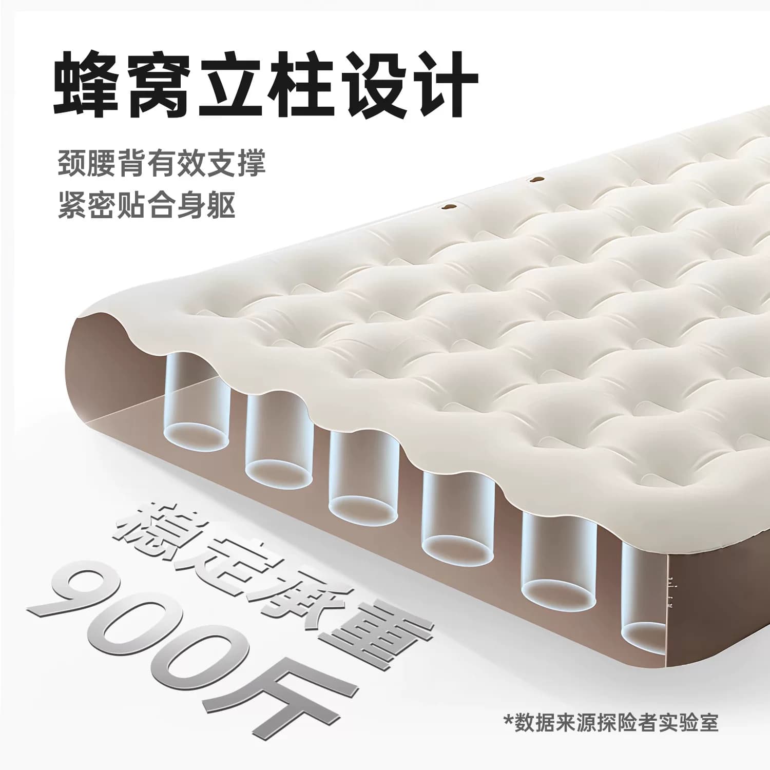 探险者全自动打地铺充气床垫帐篷户外露营睡垫折叠家用冲放气垫床 - 缩略图5
