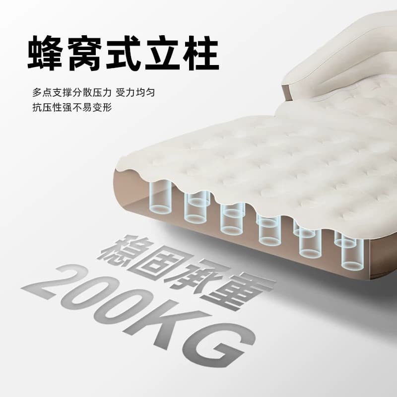 探险者充气沙发户外床垫打地铺户外便携折叠露营懒人双人冲气垫床 - 缩略图3
