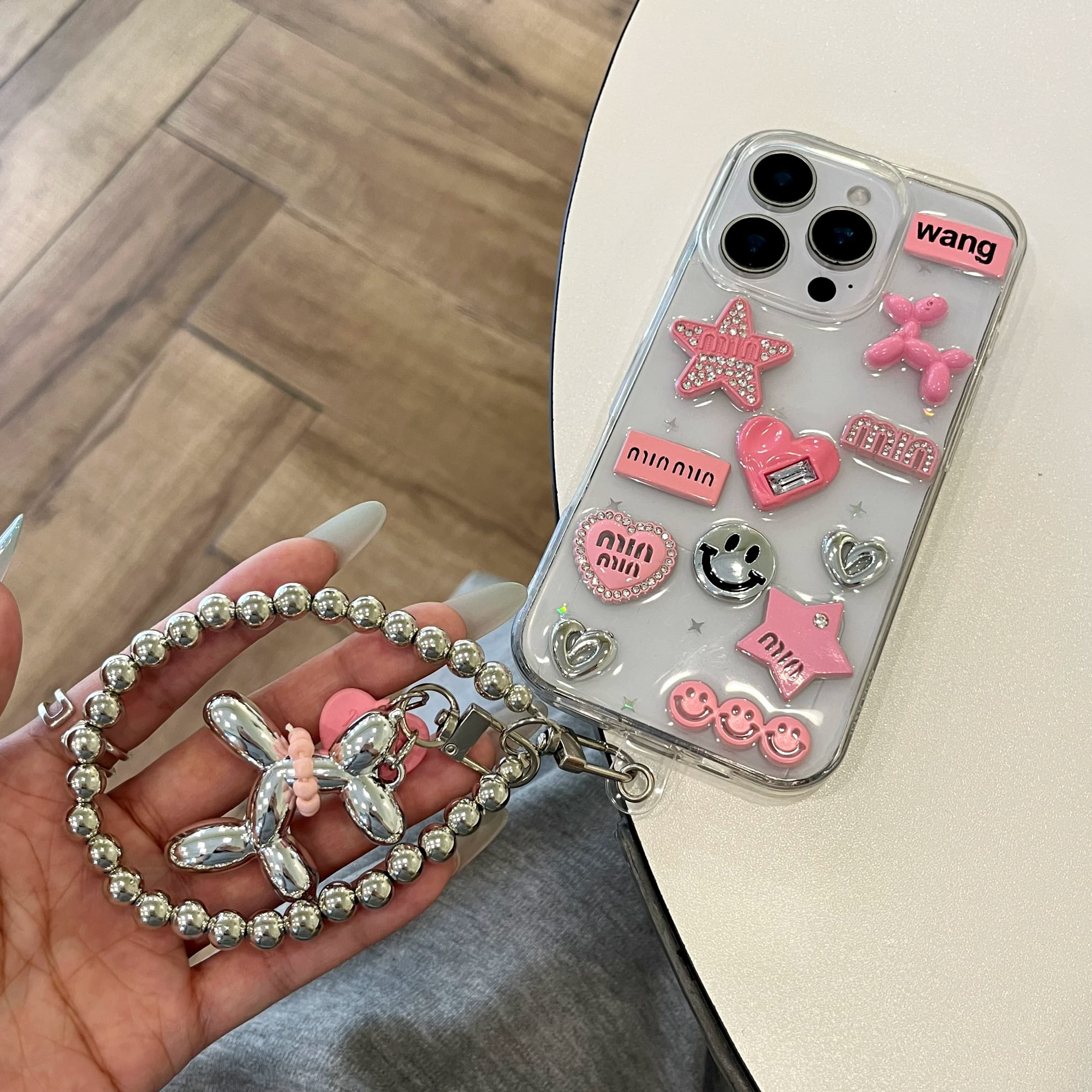 y2k甜酷辣妹立体气球狗适用苹果17 16promax手机壳iPhone15 14新款苹果13 12滴胶软壳11全包16e防摔Air保护套 - 缩略图4