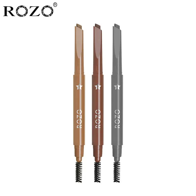 ROZO六色砍刀笔芯眉笔耐水耐汗持久不易脱色女野生眉旗舰店官方 - 缩略图5