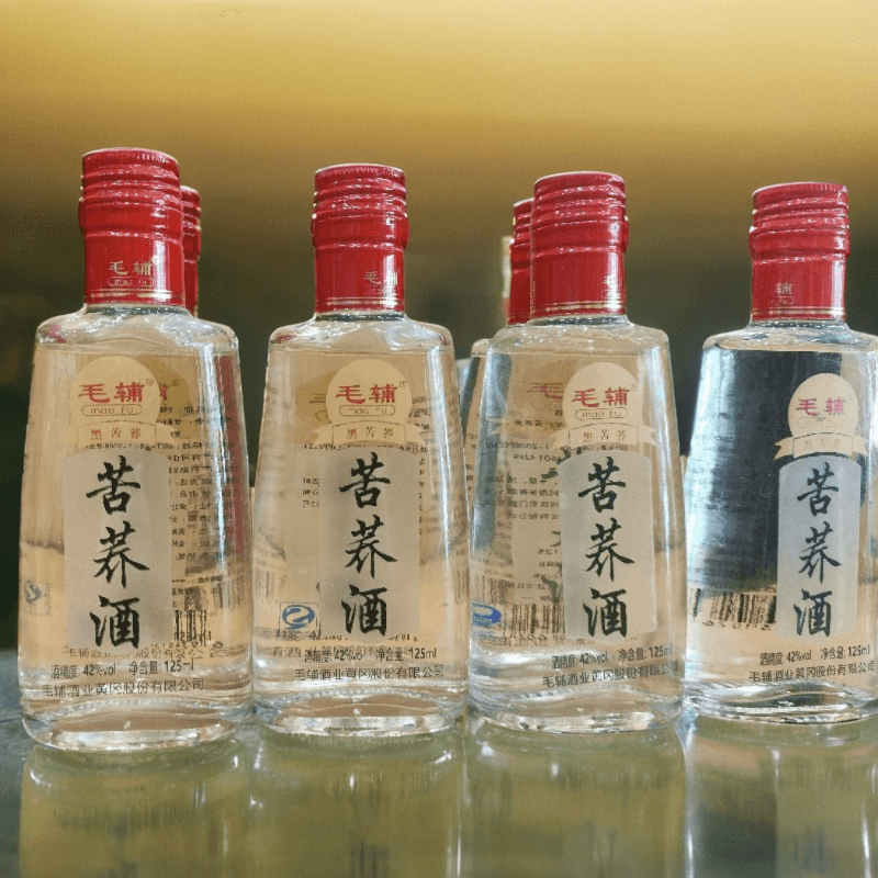 125ml42度毛辅苦荞酒16年老酒陈年露酒网红收藏库存老酒整箱包邮 - 缩略图3