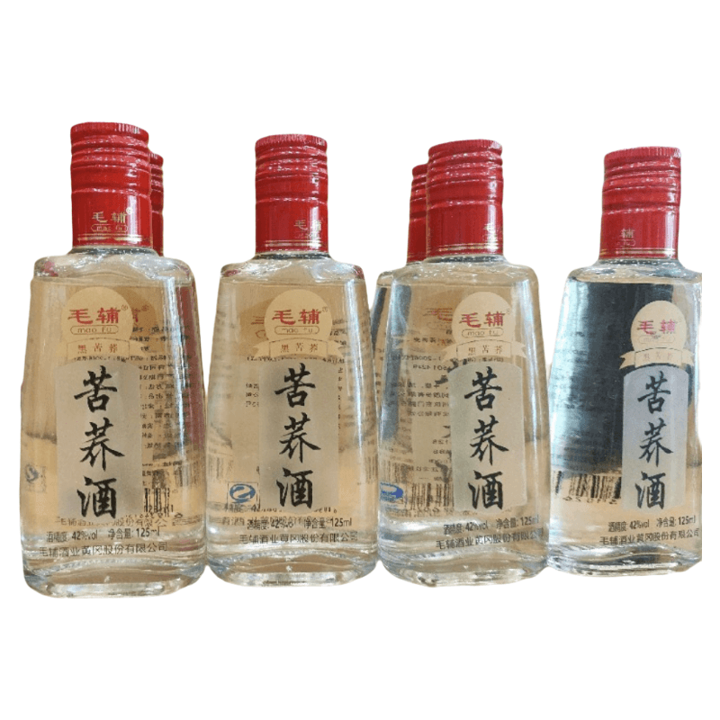 125ml42度毛辅苦荞酒16年老酒陈年露酒网红收藏库存老酒整箱包邮 - 缩略图5