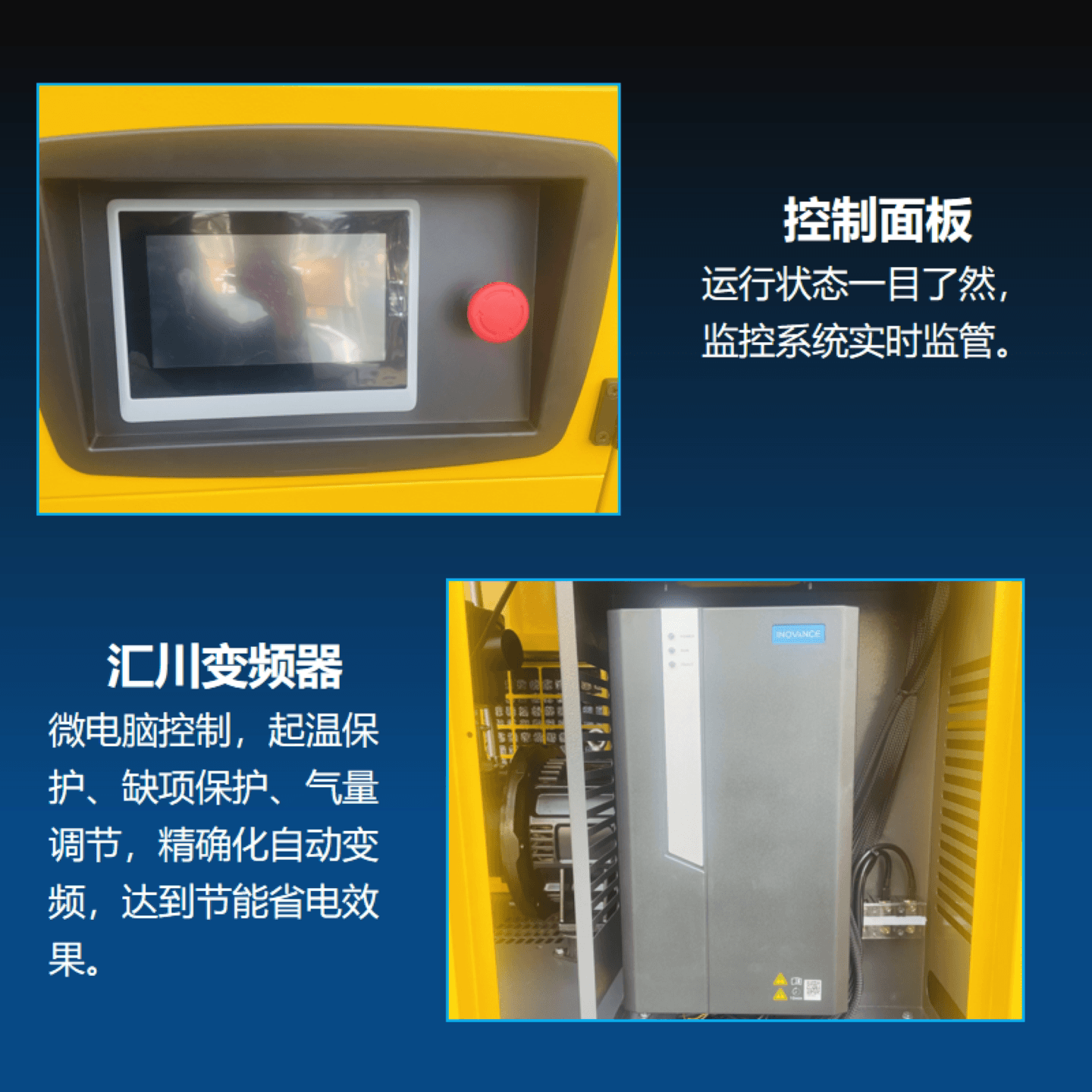 东莞捷豹永磁变频螺杆式空压机7.5KW15/22/37千瓦静音工业压缩机 - 缩略图3