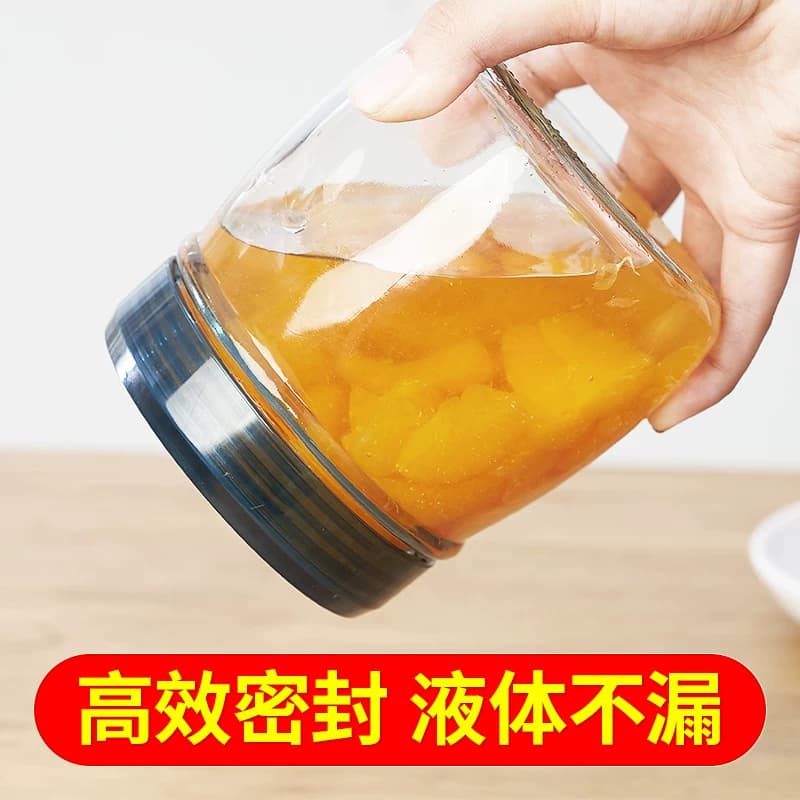 食品级玻璃密封罐子储物瓶泡菜腌菜茶叶白糖蜂蜜专用空收纳盒储存 - 缩略图3