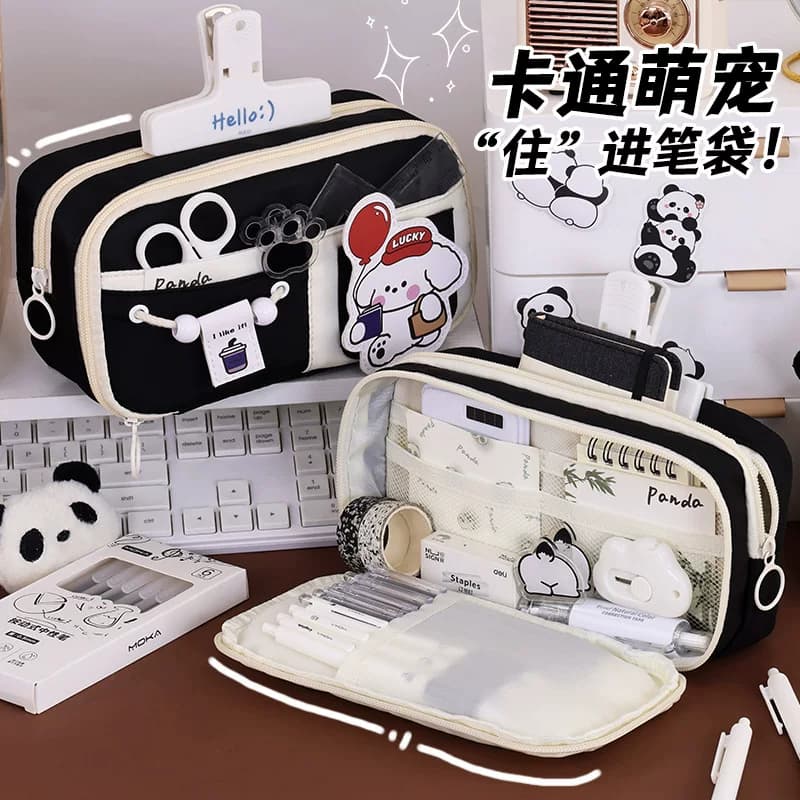 开学季儿童笔袋高颜值大容量小众不撞款小学生铅笔盒卡通文具袋 - 缩略图2
