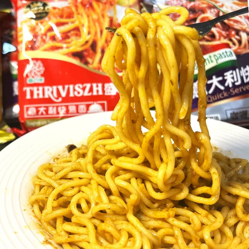 盛之禾意大利快熟面番茄黑椒肉酱面5包速食意面干拌面早餐捞面条 - 缩略图2