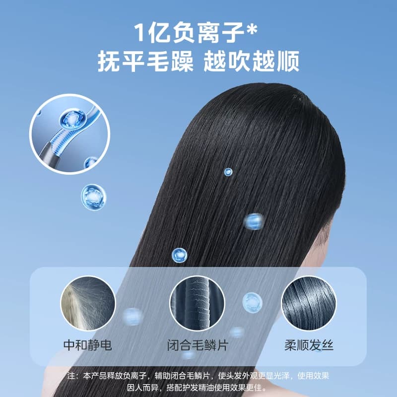 美的宿舍用学生吹风机家用负离子电吹风护发800W小功率吹风筒便携 - 缩略图2