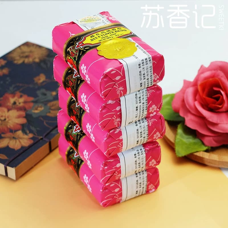 蜂花檀香皂 玫瑰皂 茉莉皂 125g*5块组合装 沐浴皂国货香皂 - 缩略图3