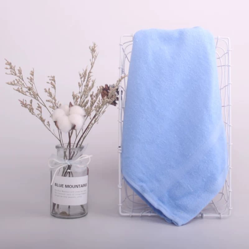 【加厚三条装】玉沙棉纤毛巾素色吸水洗脸面巾棉质成人运动毛巾 - 缩略图5