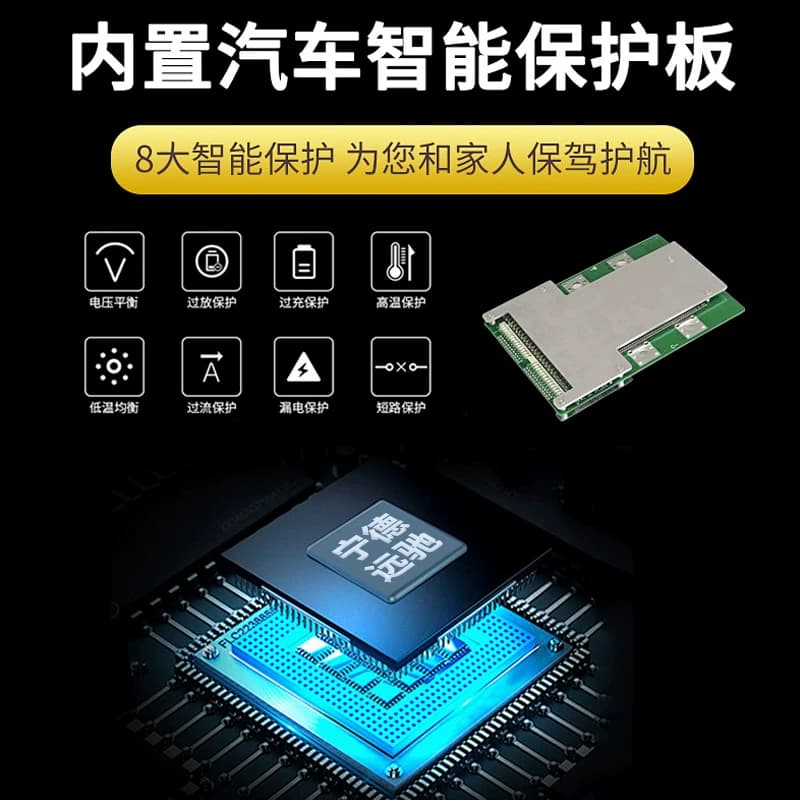 宁德锂电池72伏60v48v磷酸铁锂大容量两三四轮电动车三元锂电瓶 - 缩略图4