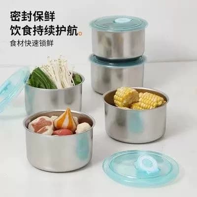 保鲜盒不锈钢饭盒食品级冰箱收纳盒子家用专用密封水果盒便当 - 缩略图4
