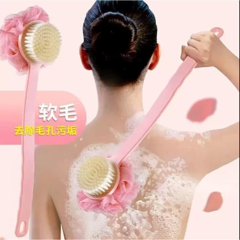 搓澡神器洗澡刷子搓背刷长柄搓澡巾沐浴球成人软毛后背浴刷不求人 - 缩略图2