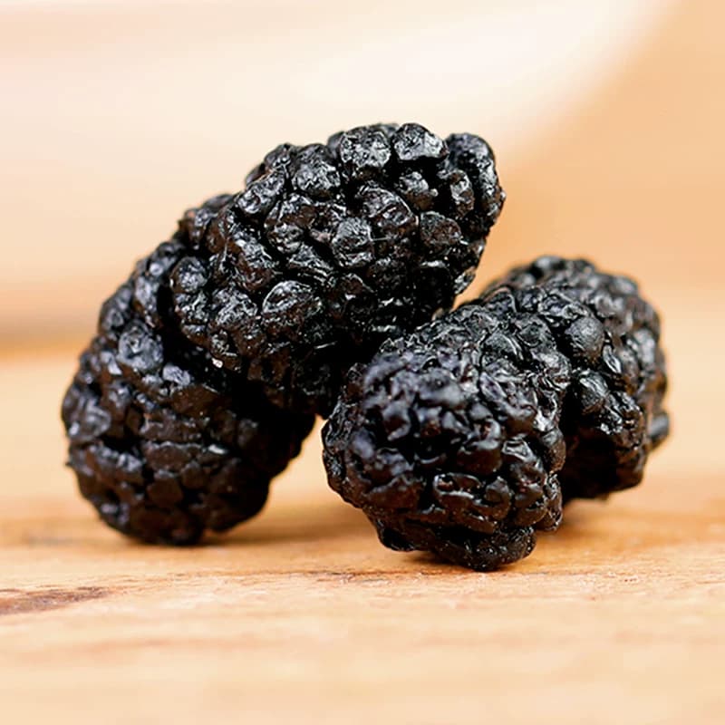 新疆桑葚干500g官方旗舰店桑甚桑椹茶野桑葚新鲜泡茶黑桑葚特大 - 缩略图3